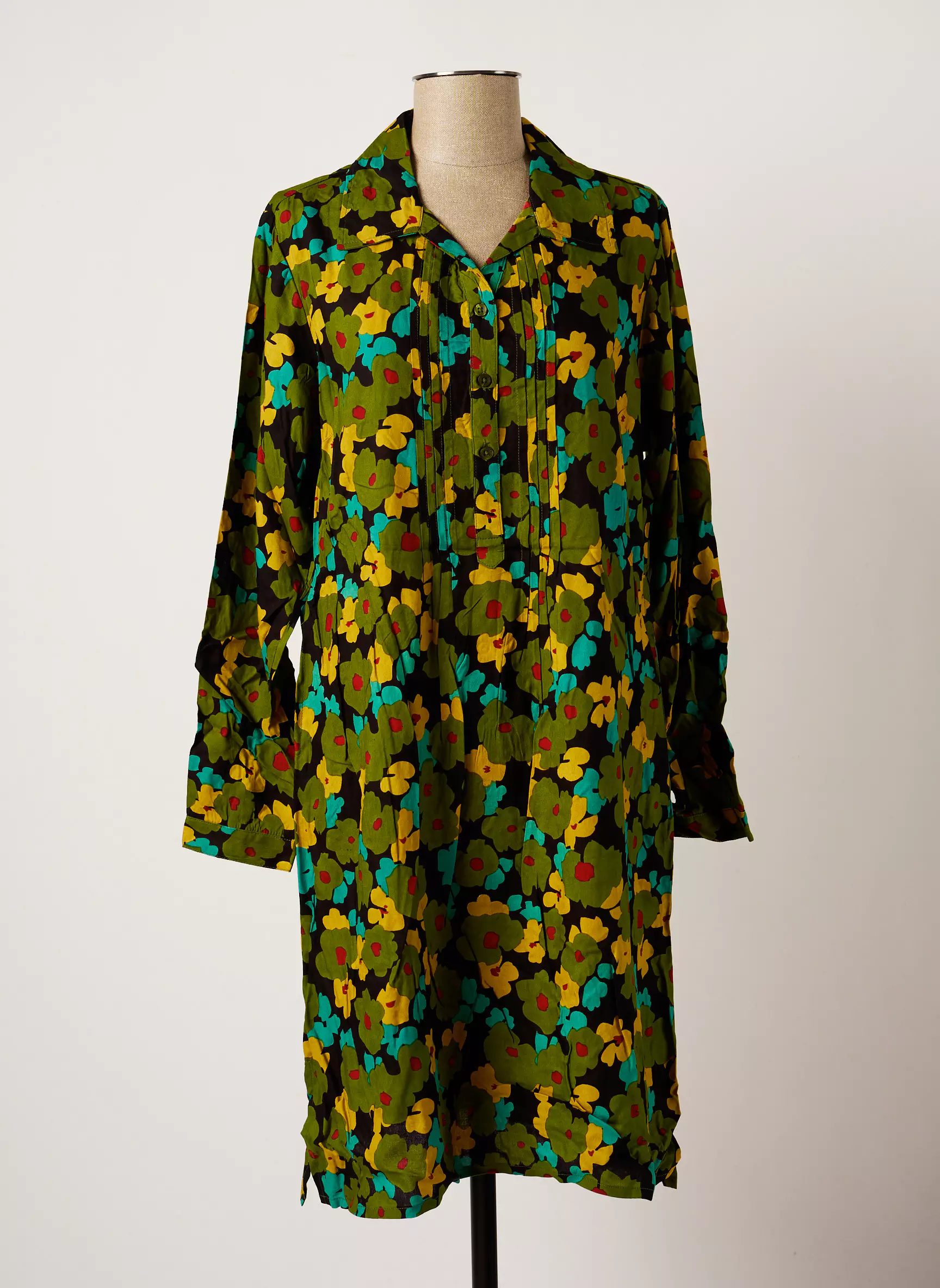 Agathe   Louise Robes Mi Longues Femme couleur vert