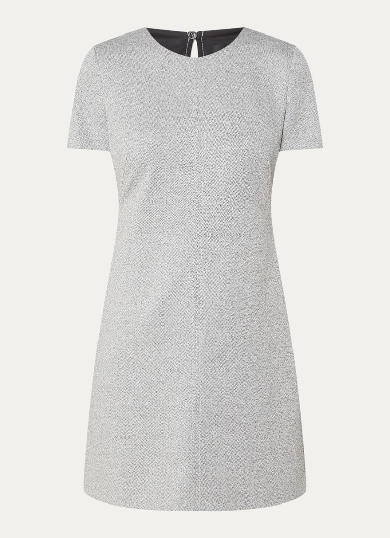 Vestido corto ajustado Donalara de HUGO BOSS con estampado jaspeado