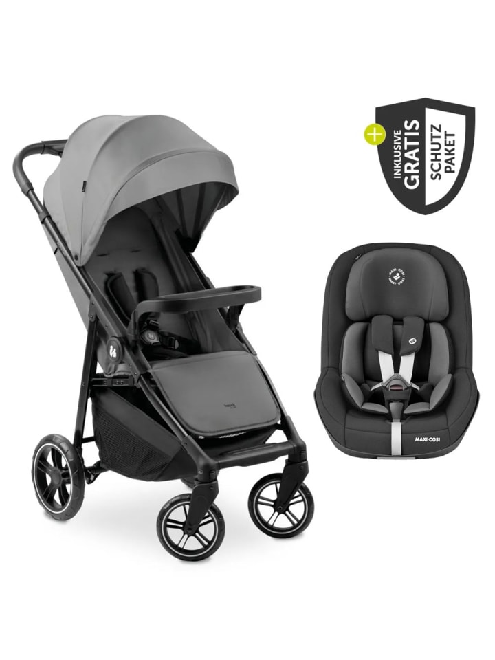 Hauck Buggy Shop N Care inkl. Reboarder Pearl Pro in grau,schwarz günstig kaufen onesize