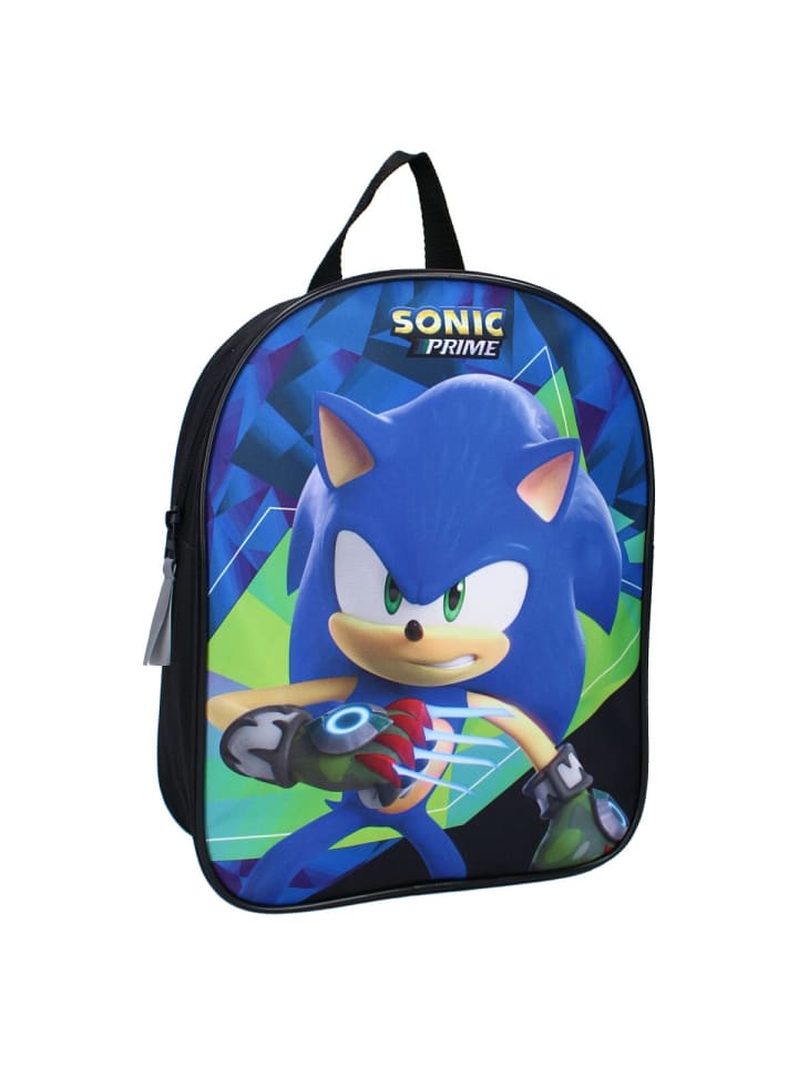 Sonic Rucksack – Schulrucksack und Freizeittasche für Kinder in Schwarz günstig kaufen 29 x 22 cm