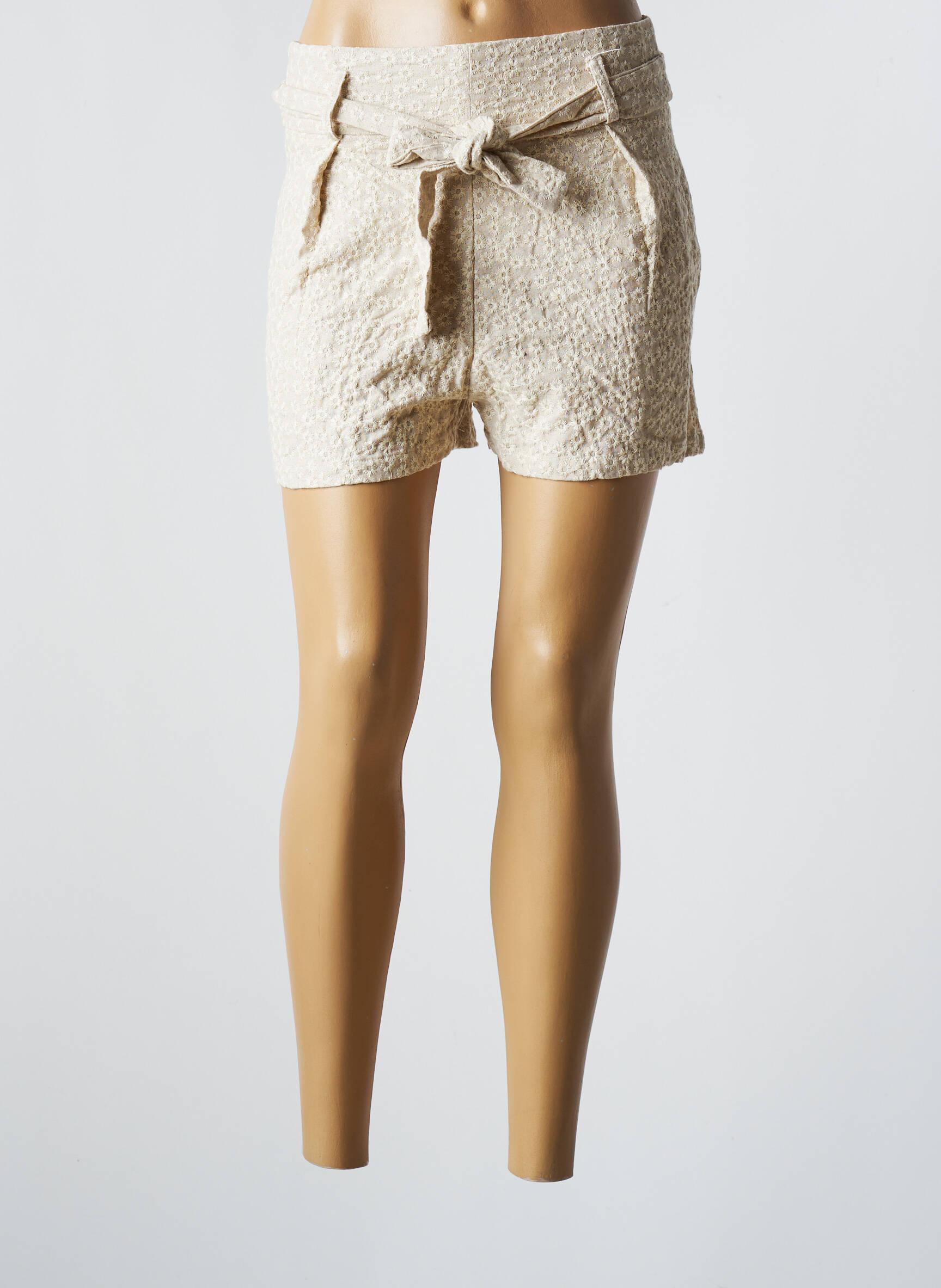 Jena Lee Shorts 1 Femme couleur beige