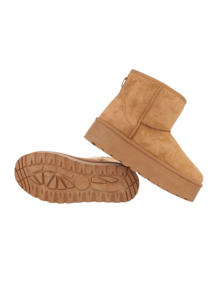 Ital-Design High Heel in Camel günstig kaufen
