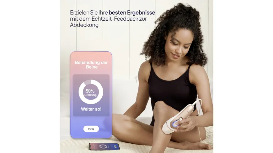 BRAUN IPL-Haarentfernungsgerät Skin i·expert PL7147 Weiß / Bronze
