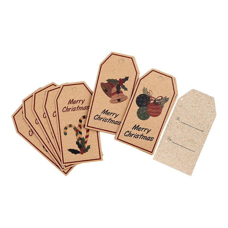 Home Gavemerkelapp 15 stk kraft