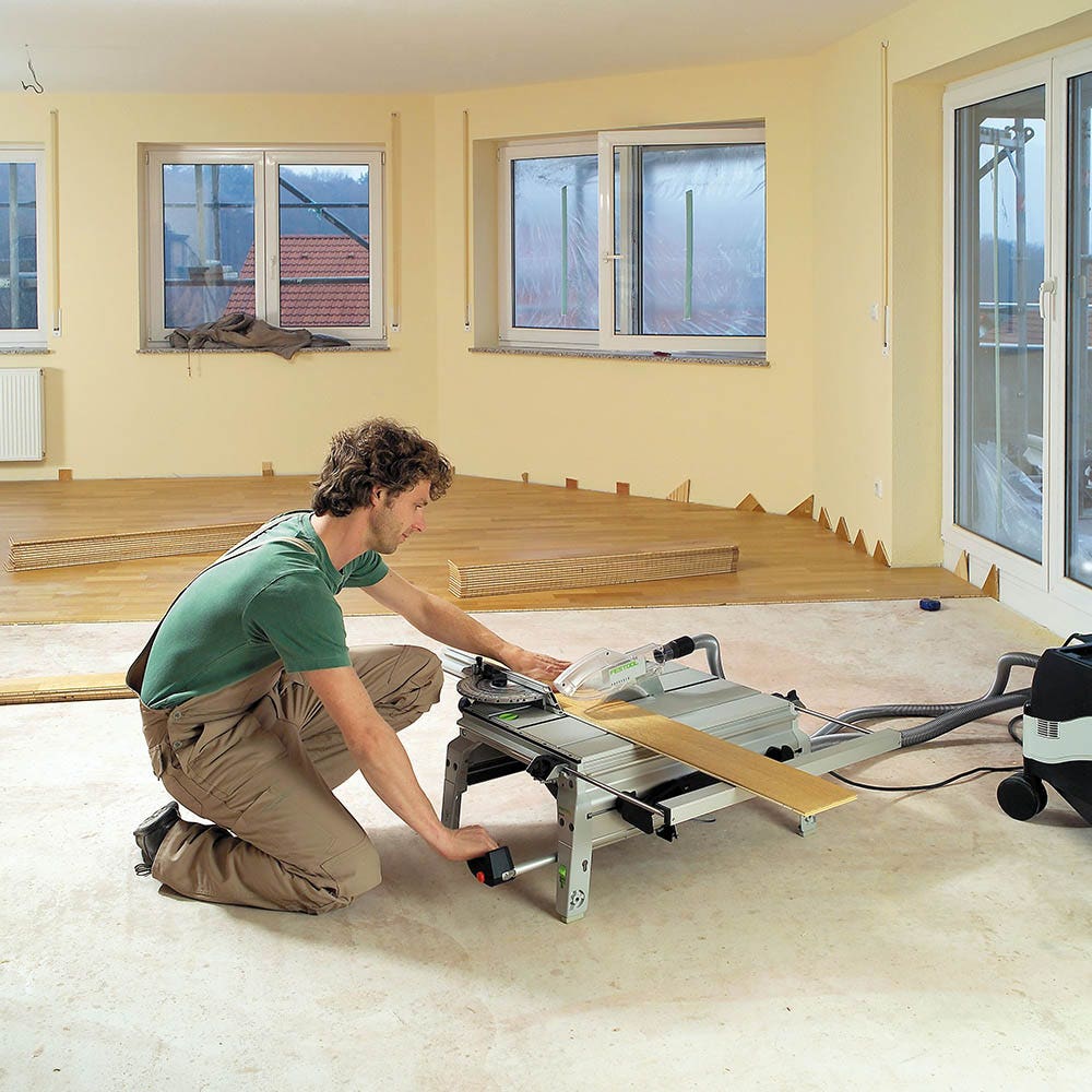 Conjunto de serra de mesa FESTOOL 190 mm 1200 W CS 50 EBG PRECISIO 575959