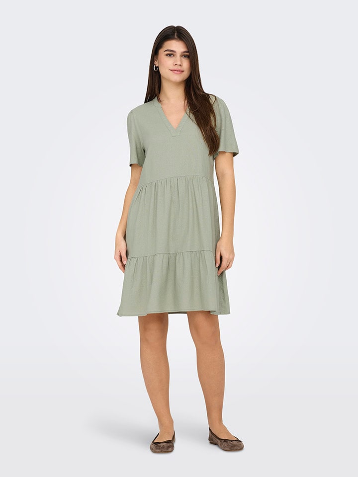 ONLY Kleid in Oliv günstig kaufen
