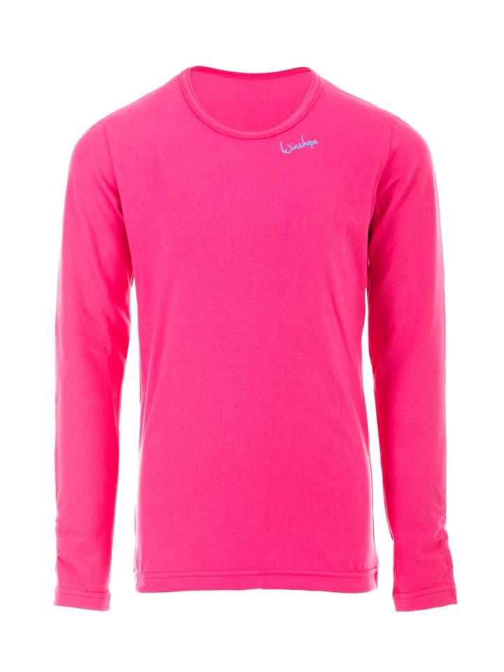 Winshape Longsleeve mit dezenter Raffung WKS1 in pink günstig kaufen