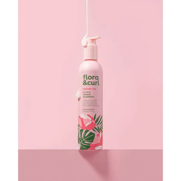 Flora & Curl Ruusuvesivoideshampoo 300ml