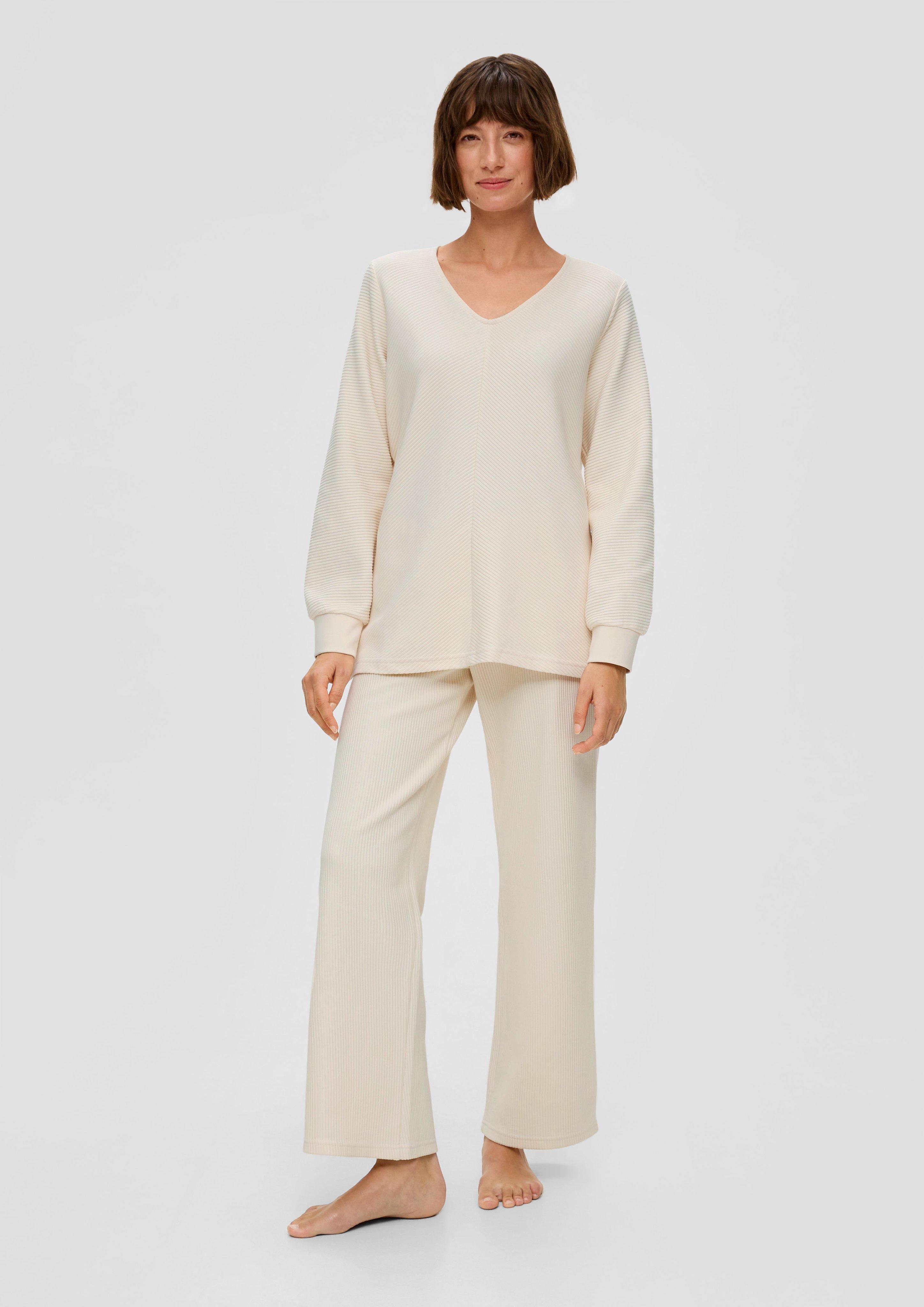 Pyjama-Sweatshirt aus reiner Baumwolle  6009281-727