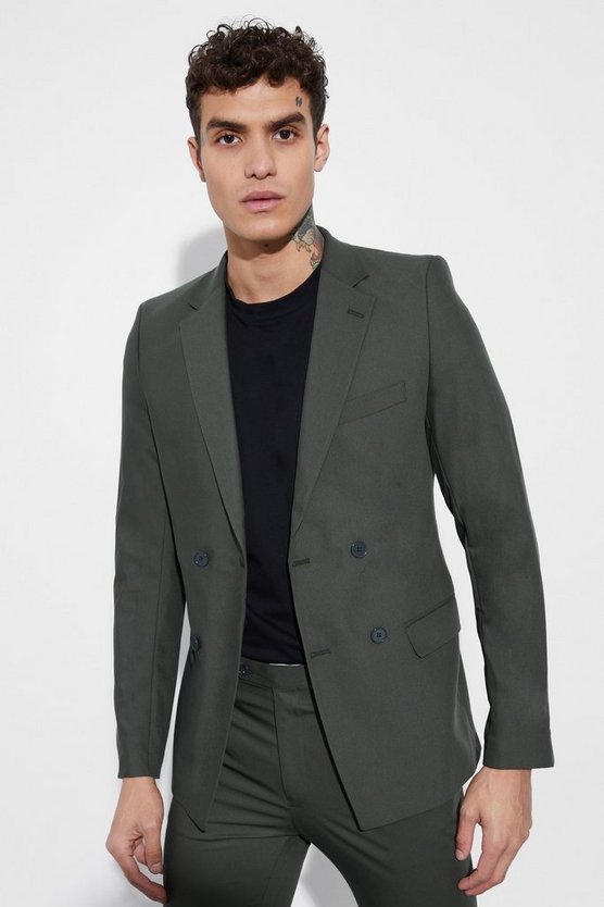 Doppelreihiger Super Skinny Blazer