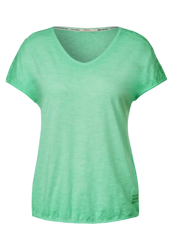 CECIL T-Shirt in gewaschener Optik