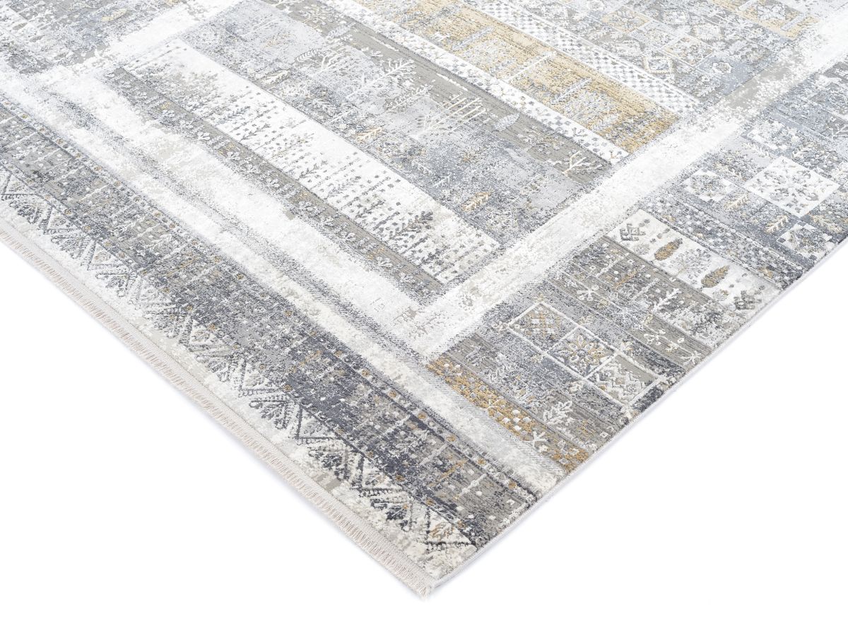 Webteppich Nosta Grau-Mix 140 x 200 cm