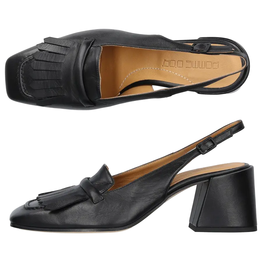 Pomme D`OR - Slingpumps 6065 Kalbsleder - schwarz