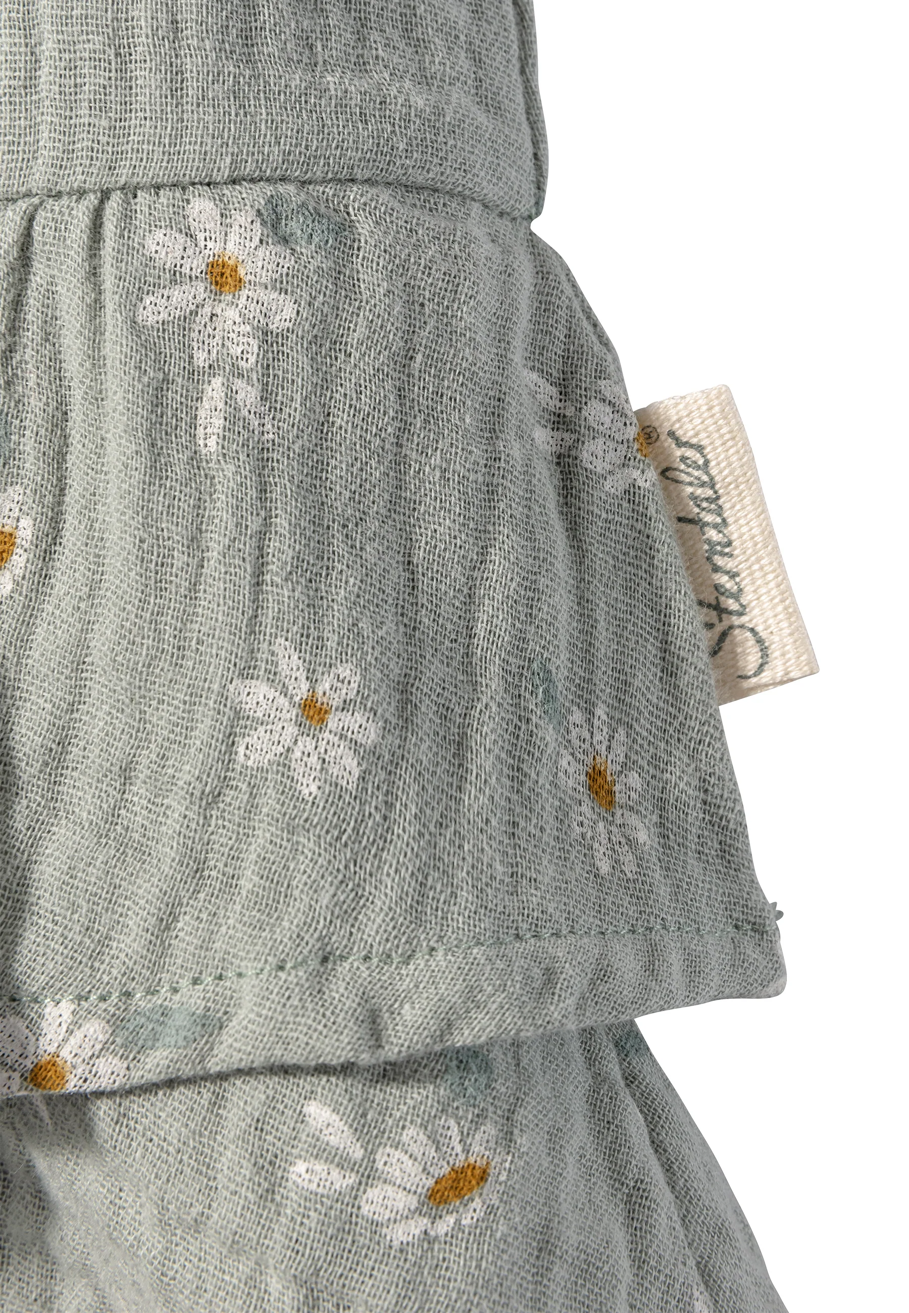 Babykleid bedruckt mit Gänseblümchen in versch. Farben