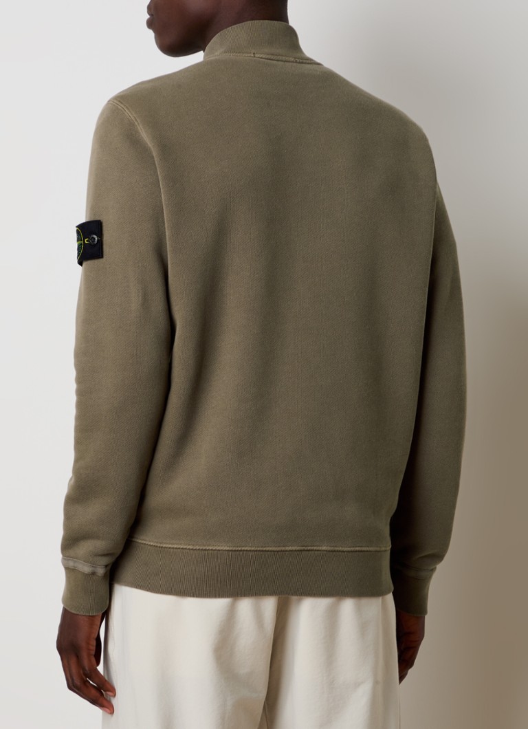 Stone Island 65241 dukserica s logom i bočnim džepovima