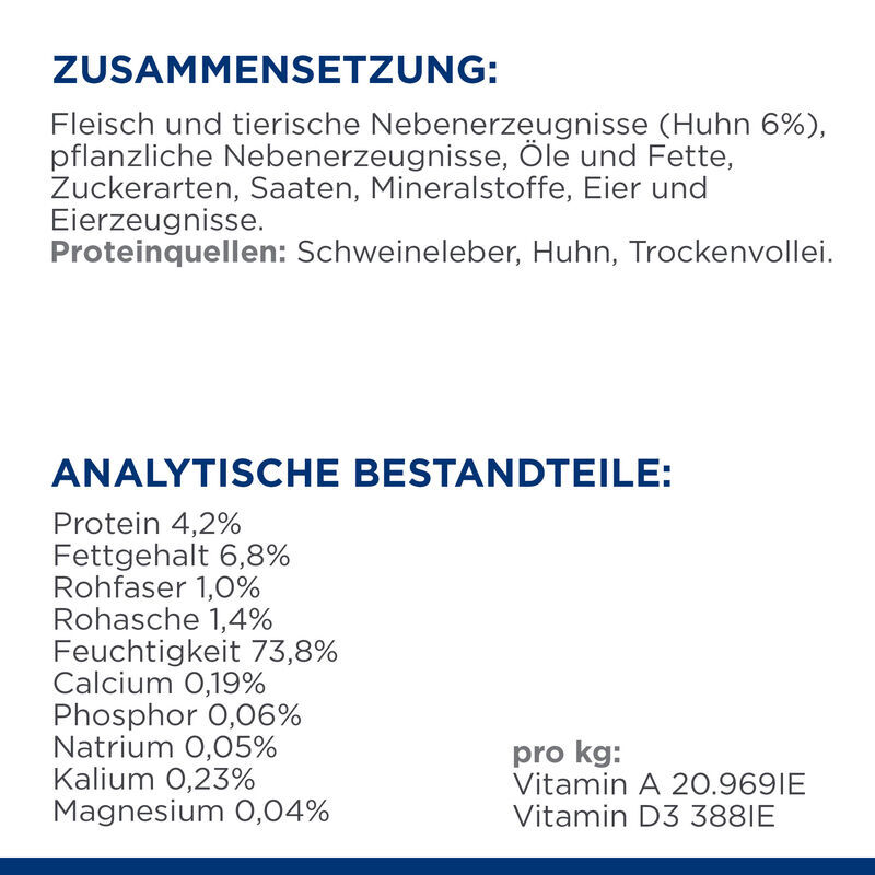 Hill's Hundenassfutter Hill's Prescription Diet k/d mit Huhn 12x370g