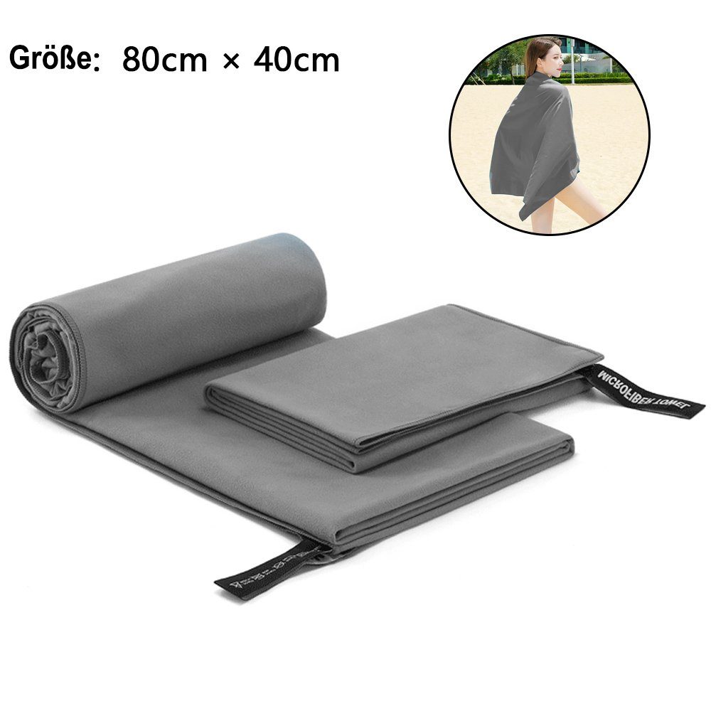 Einemgeld Sporthandtuch Mikrofaser Handtuch - viele Farben & Größen - kompakte Microfaser