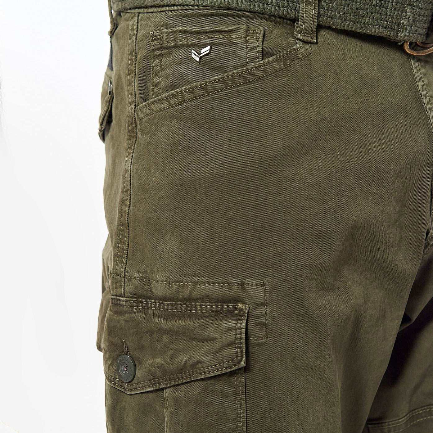KALI   Jean kaki slim Homme