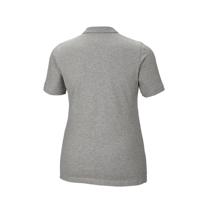e.s. Piqué-Polo cotton stretch, Damen, plus fit