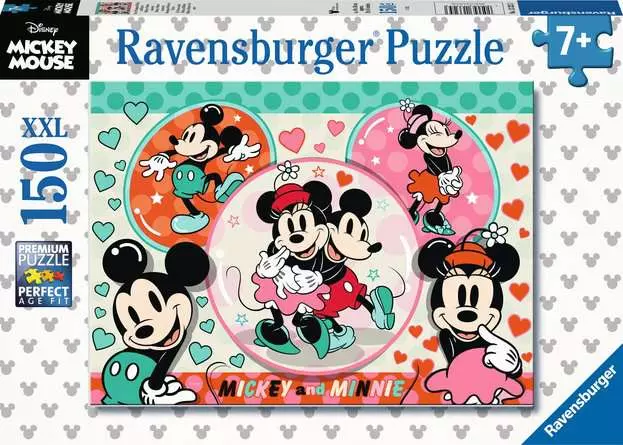 Kinderpuzzle ab 7 Jahren - Unser Traumpaar Mickey und Minnie - 150 Teile