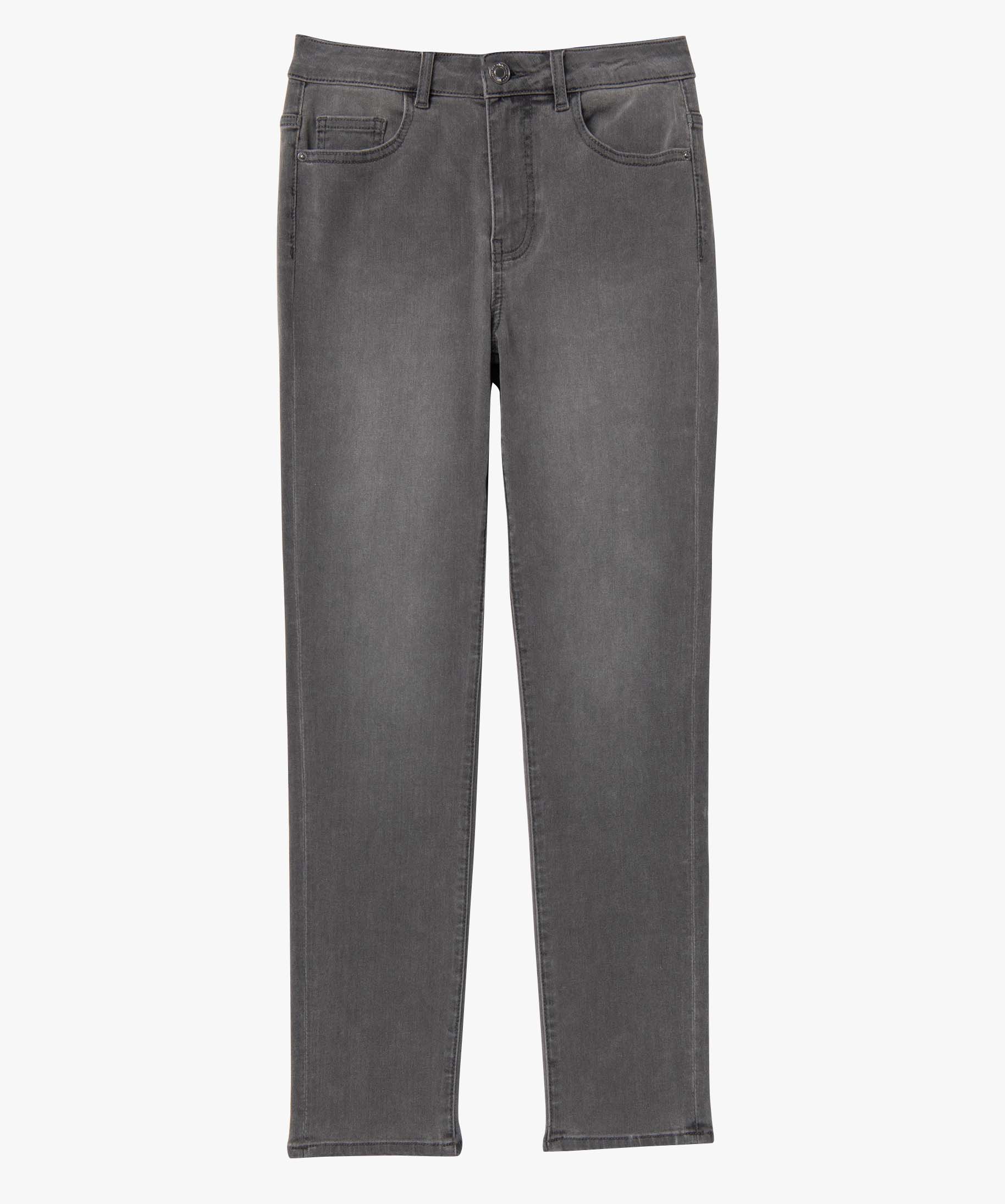 Jean femme coupe Slim taille haute - L26 grey | GEMO