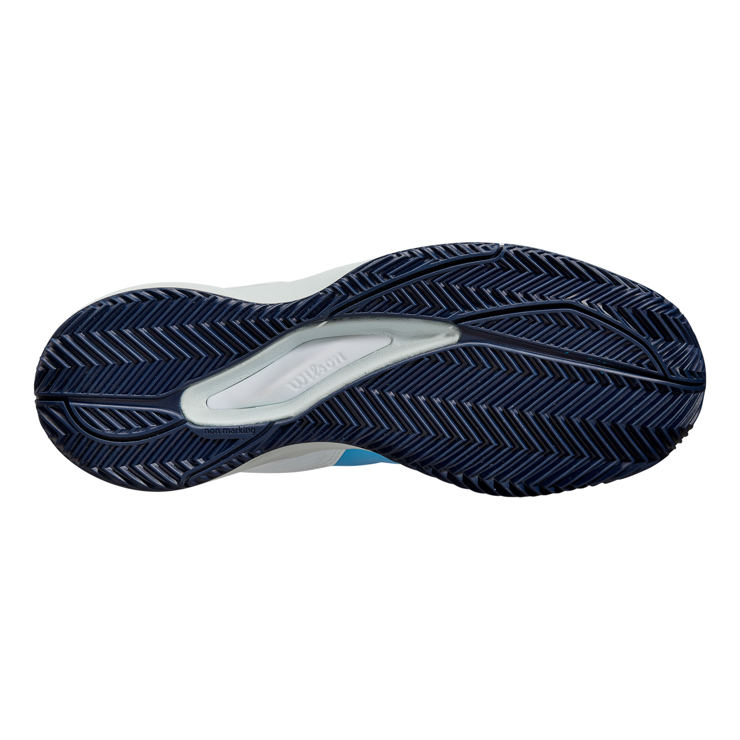 Rush Pro ACE CLY Sandplatzschuh Damen - Hellblau, Weiß