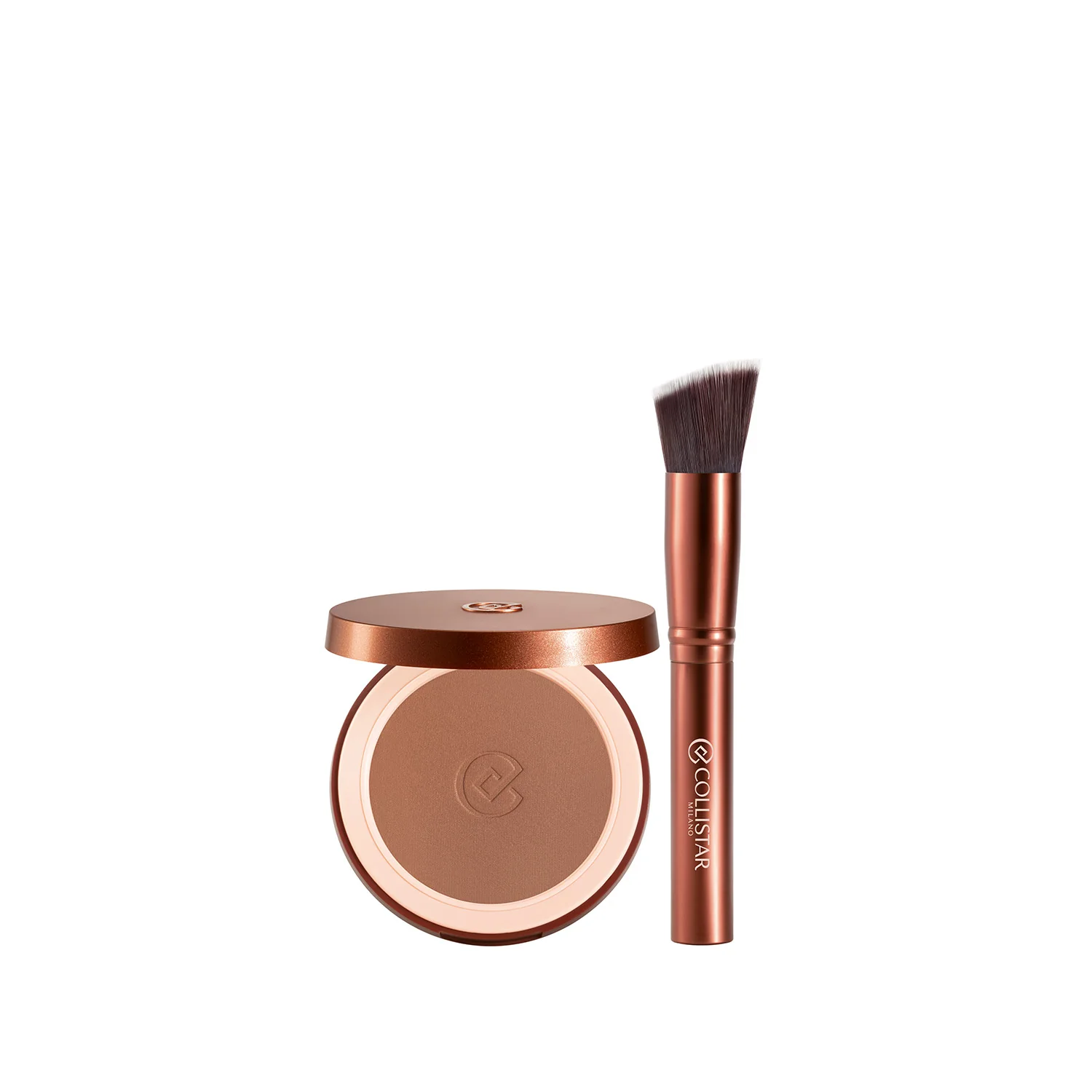 Bronzer za lice sa efektom svile - Set za šminkanje, Bronzer