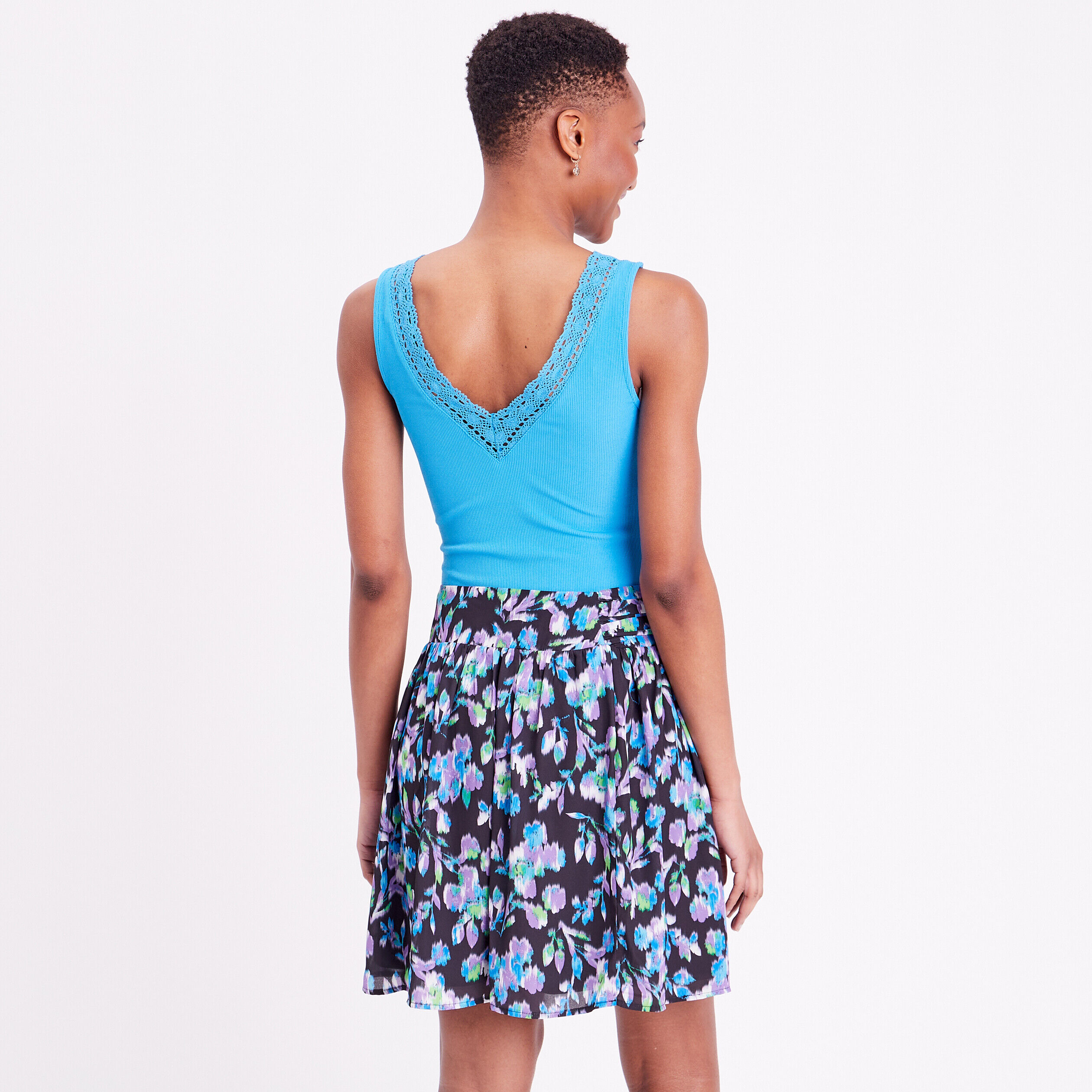 Body bretelles larges bleu femme | Cache Cache