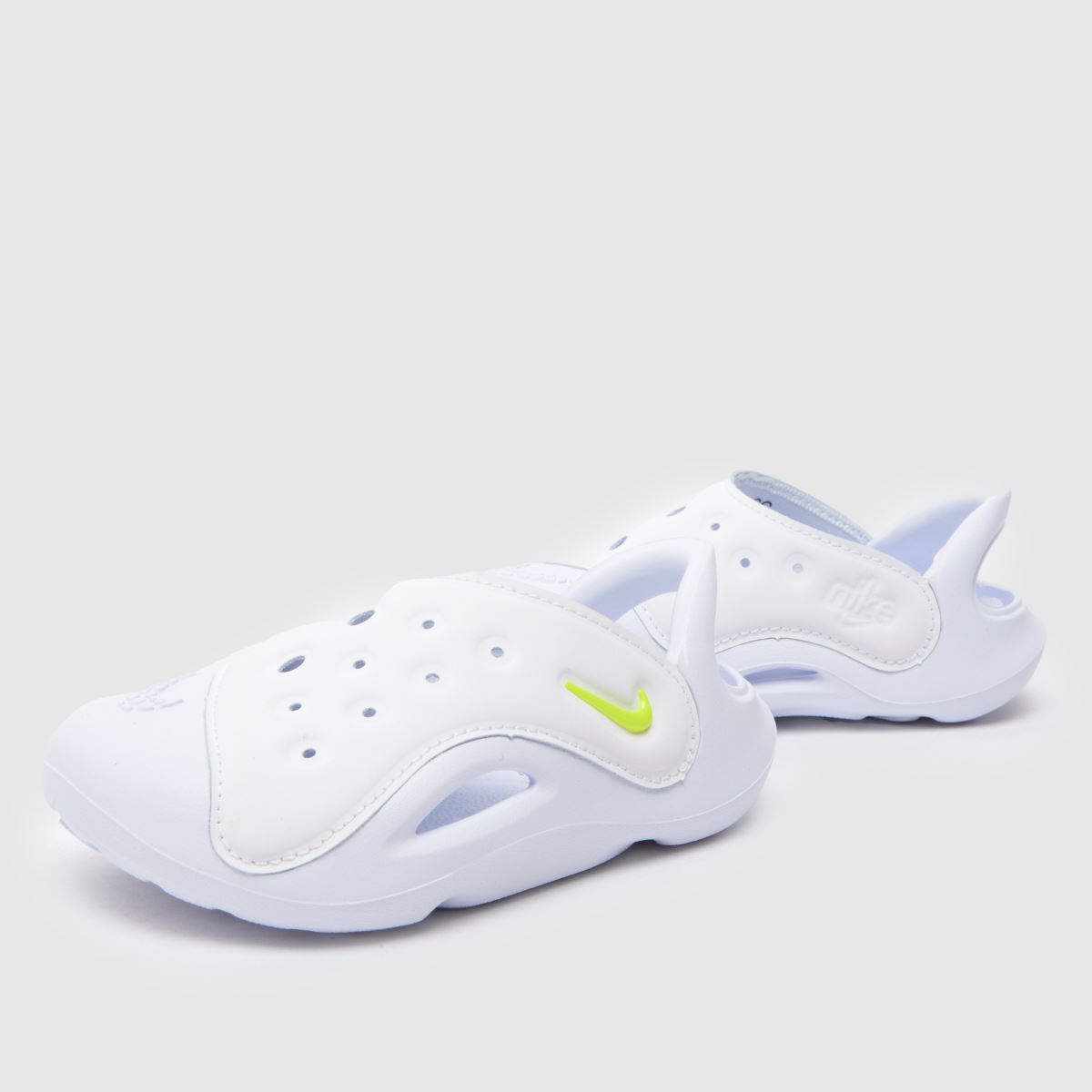 Nike vita turköna swoosh-sandaler för småbarn