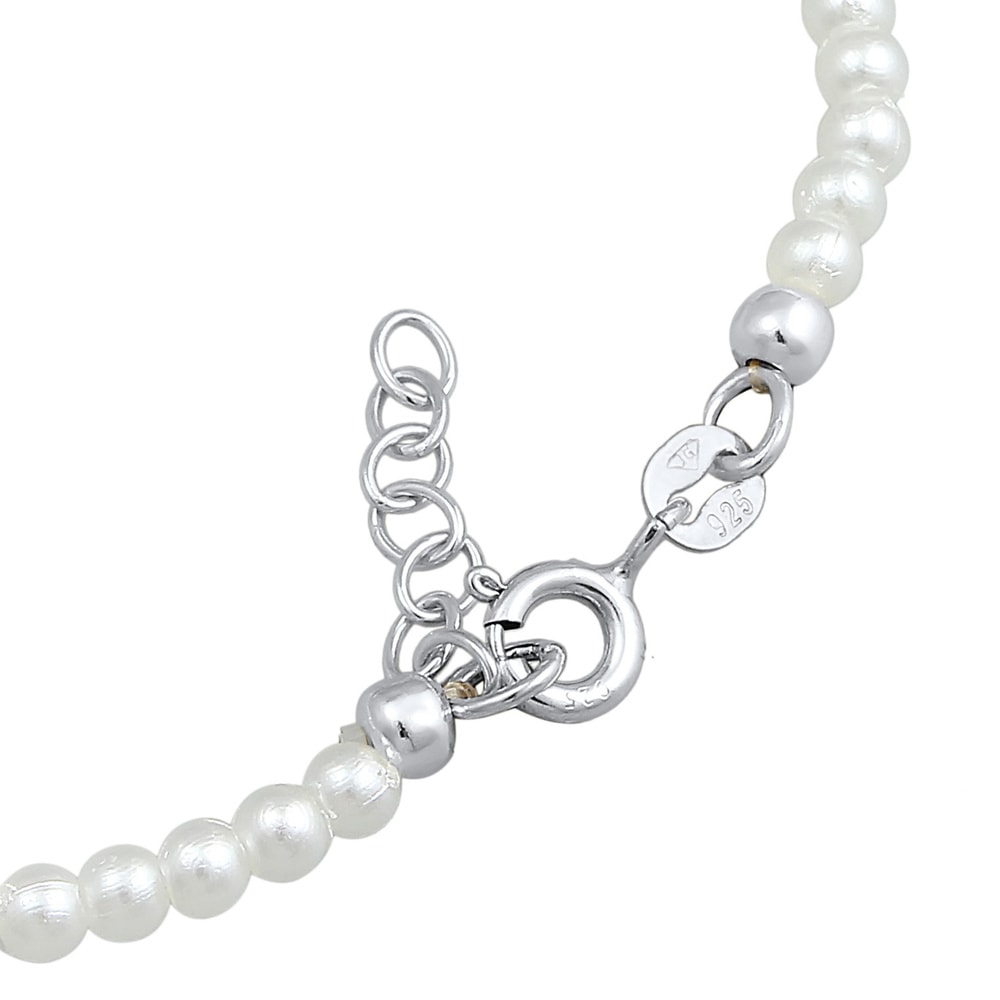 Elli Elli Bracelet Enfants Tendance intemporel avec perles synthétiques en argent ster Bracelet