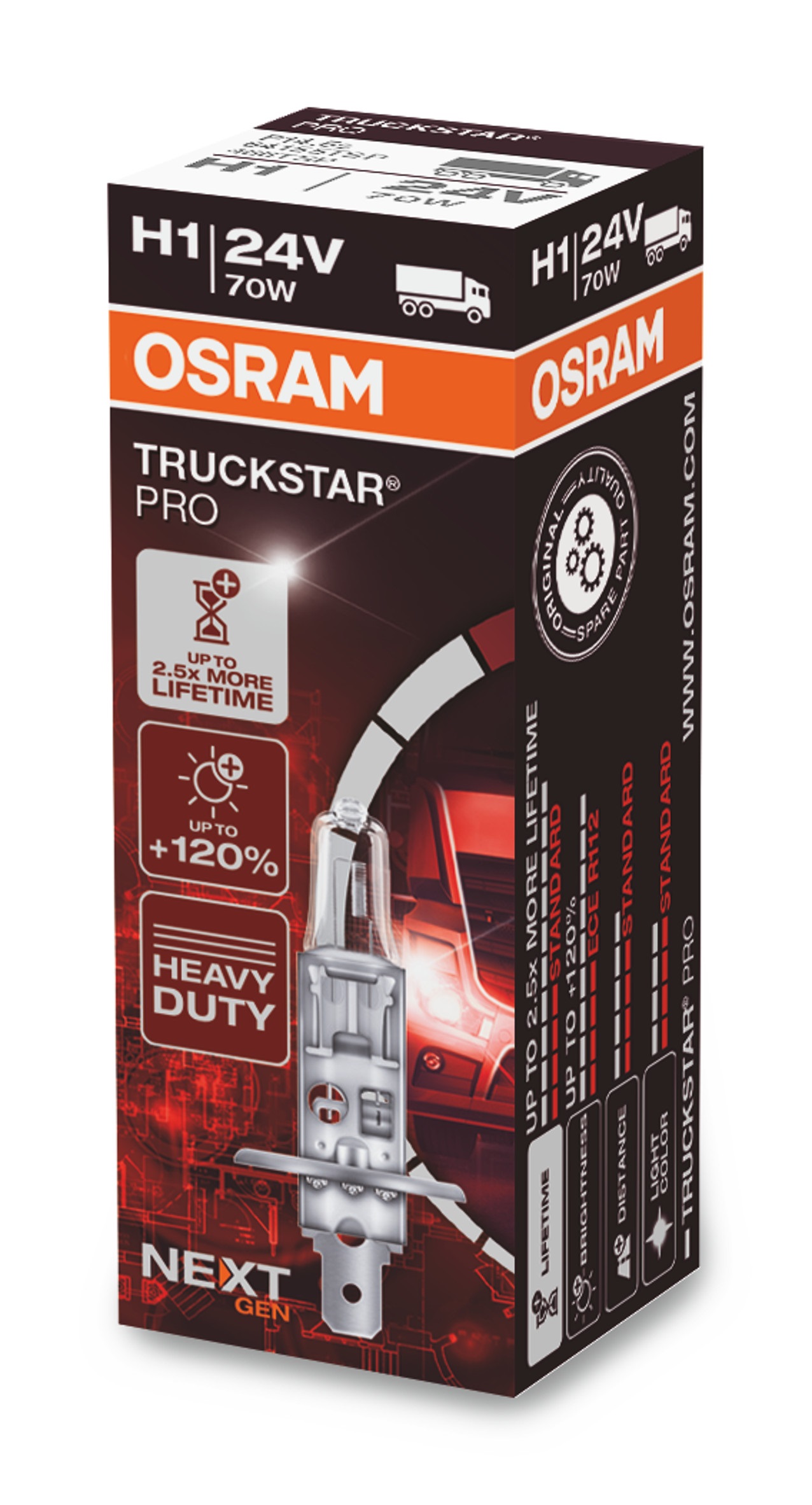 OSRAM Truck Star Pro H1 24 V, 1 Stück - ATU