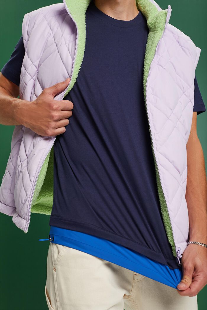 T-Shirt aus Baumwolljersey mit Kordelzug