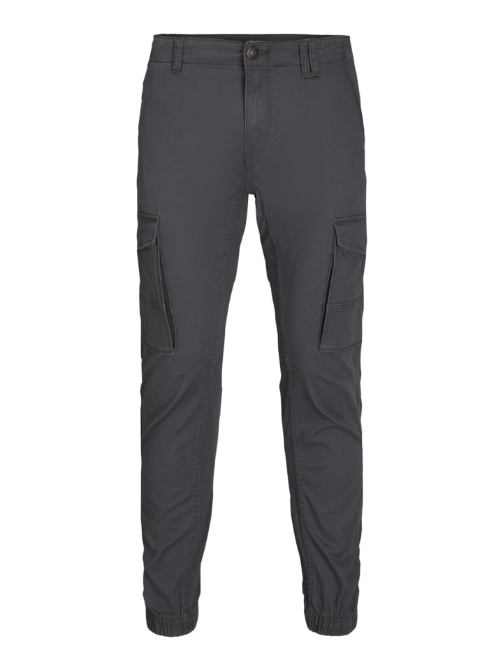 Jack & Jones Cargohose 'Paul Flake' in grau günstig kaufen