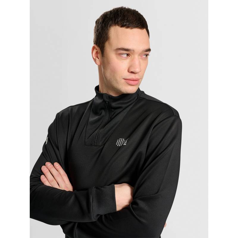 hummel hmlCOURT HALF ZIP L/S Sweatshirt Herren