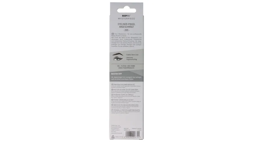 BODY&SOUL Masterpiece Eyeliner Pinsel abgeschrägt