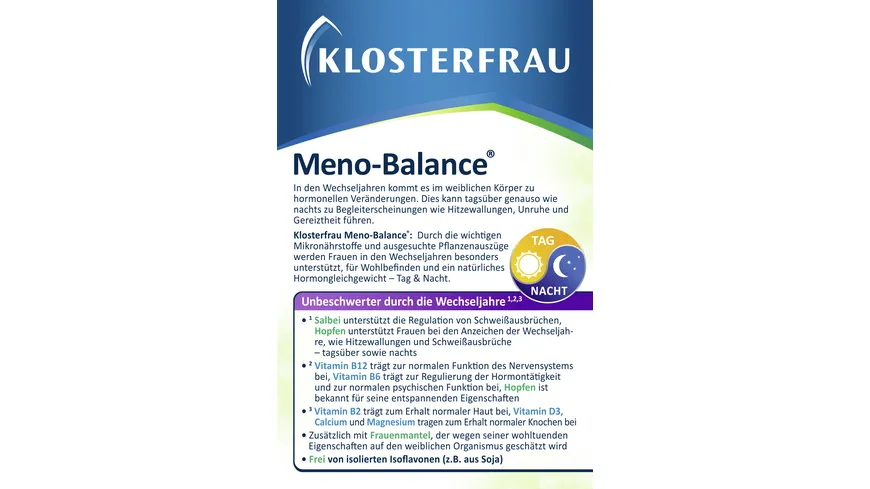 Klosterfrau Meno-Balance Tabletten 60 St