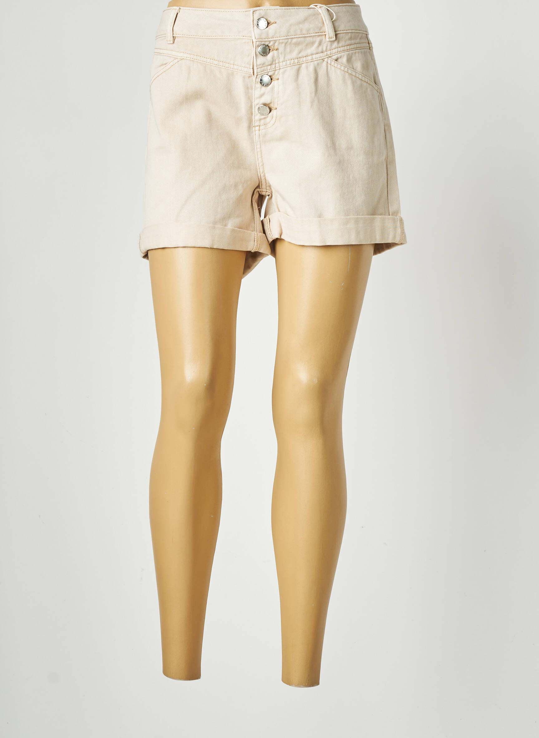 C Est Beau La Vie Shorts 1 Femme couleur beige