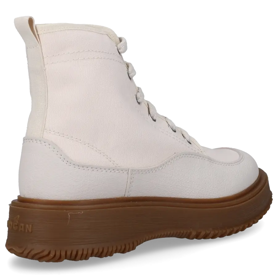 Hogan - Stiefeletten H602 Canvas - beige