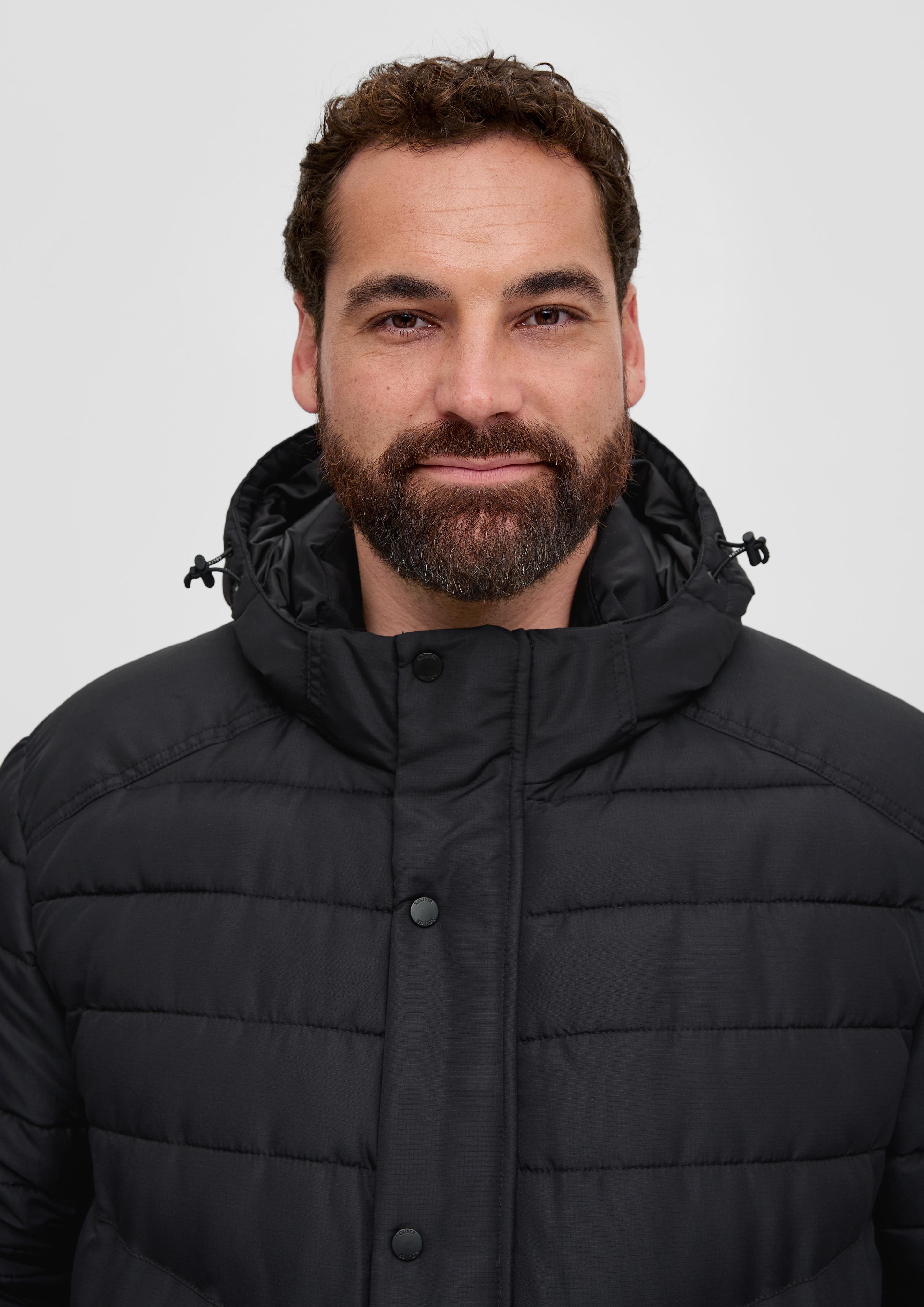 Sportive Steppjacke in strukturierter Qualität  2137154-9999