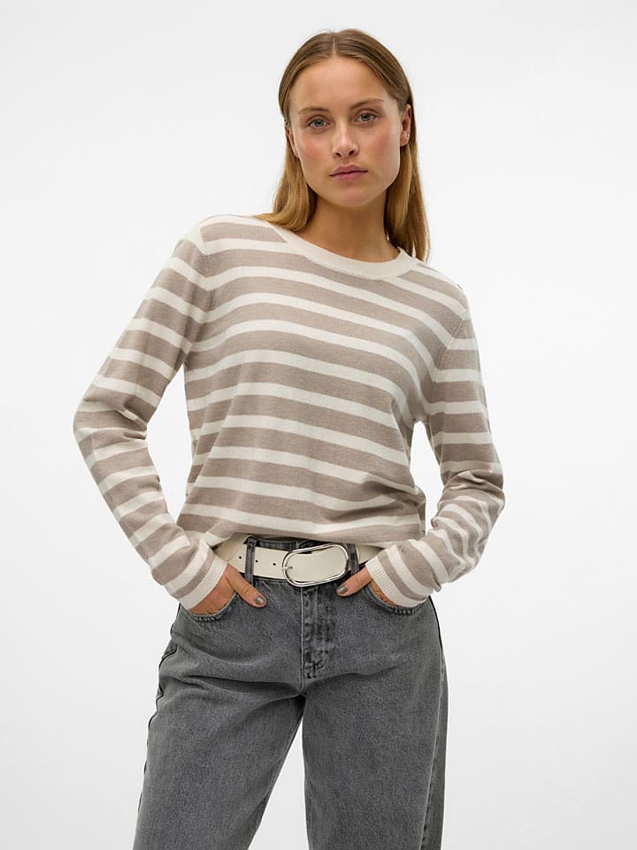 Vero Moda Pullover in Beige/ Creme günstig kaufen