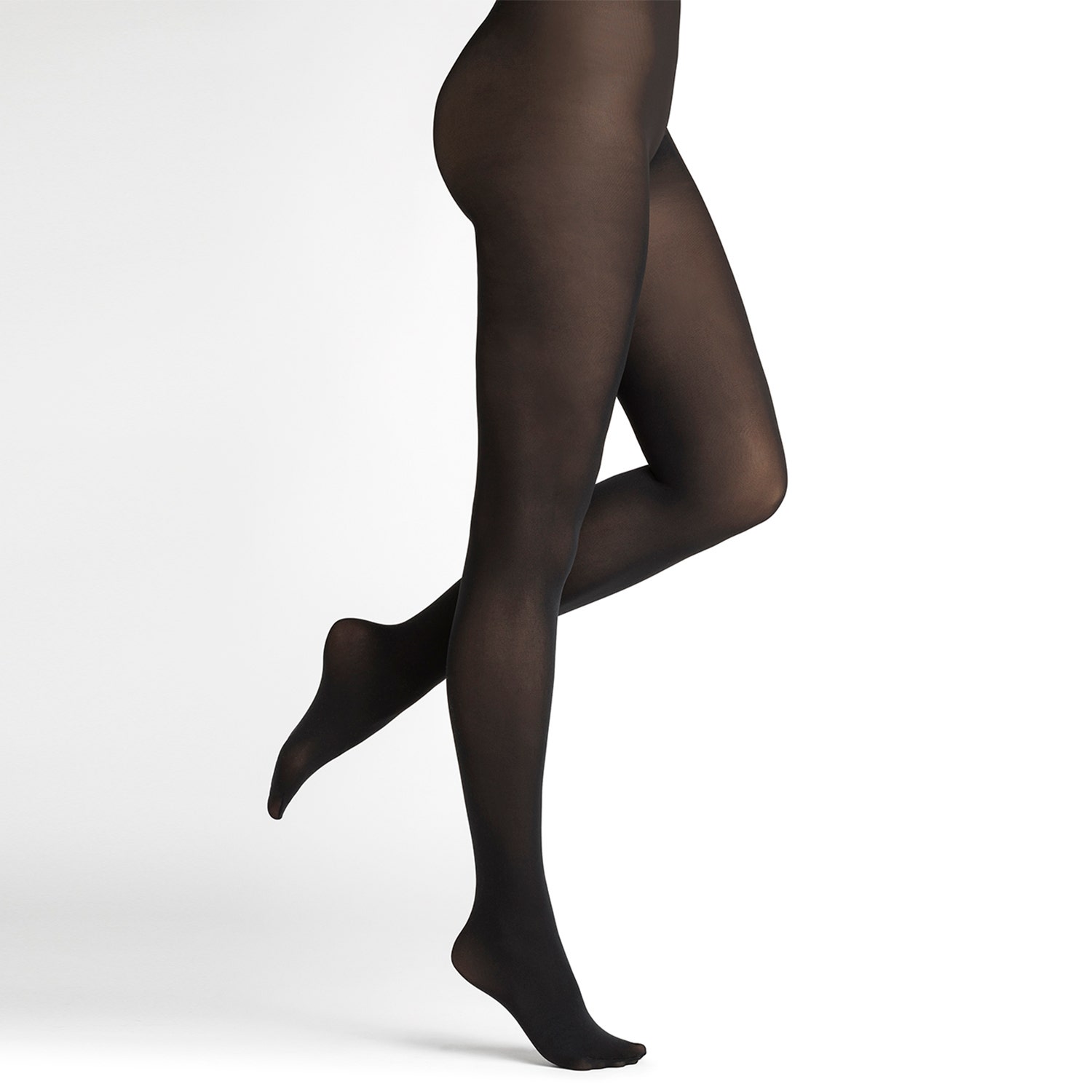 Collants opaques BLEUFORET noirs 50D Velouté - Taille 2 M/L