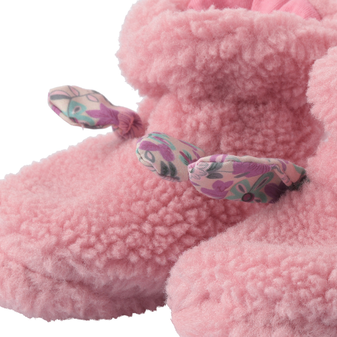 Newborn Plüsch-Schühchen mit Applikation