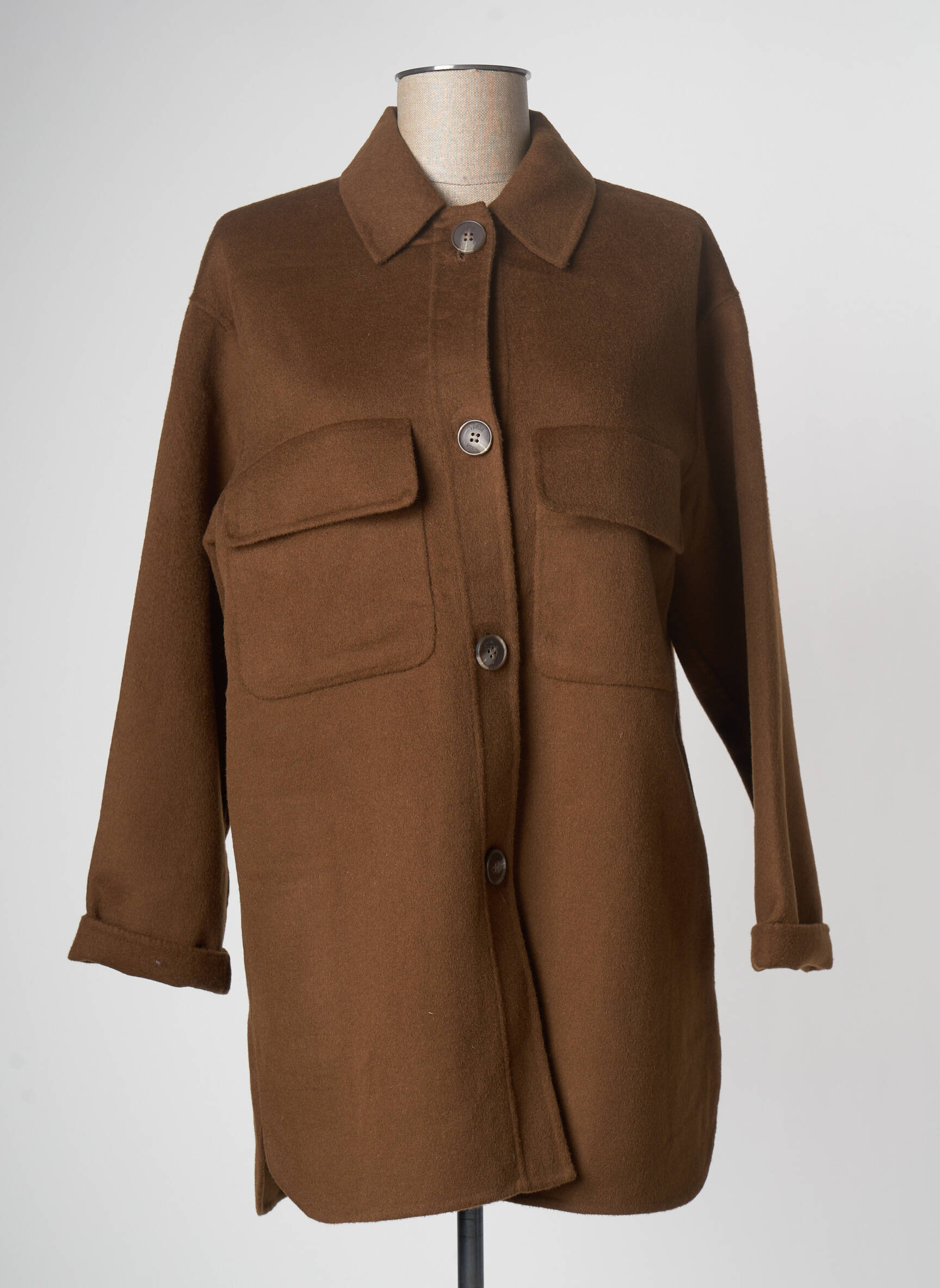 Yerse Manteaux Courts Femme couleur marron