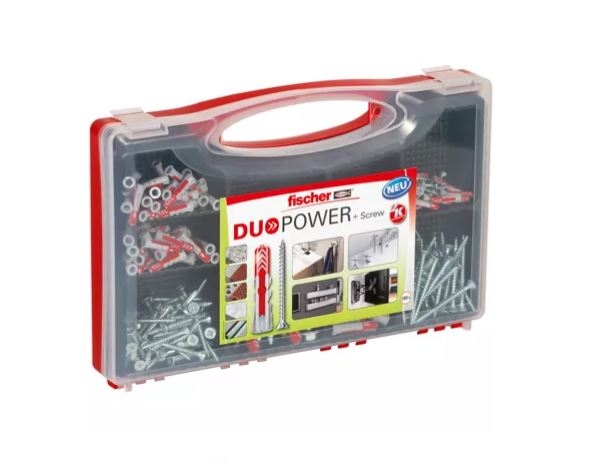 Fischer 536091 Red-Box DuoPower-kontakter med skruv