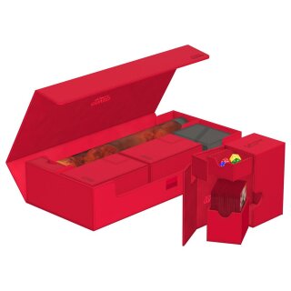 Ultimate Guard Superhive 550+ XenoSkin Monocolor Rot