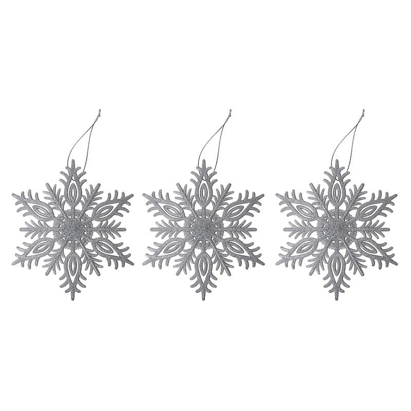 Home Snøkrystall 3-pk dekorheng