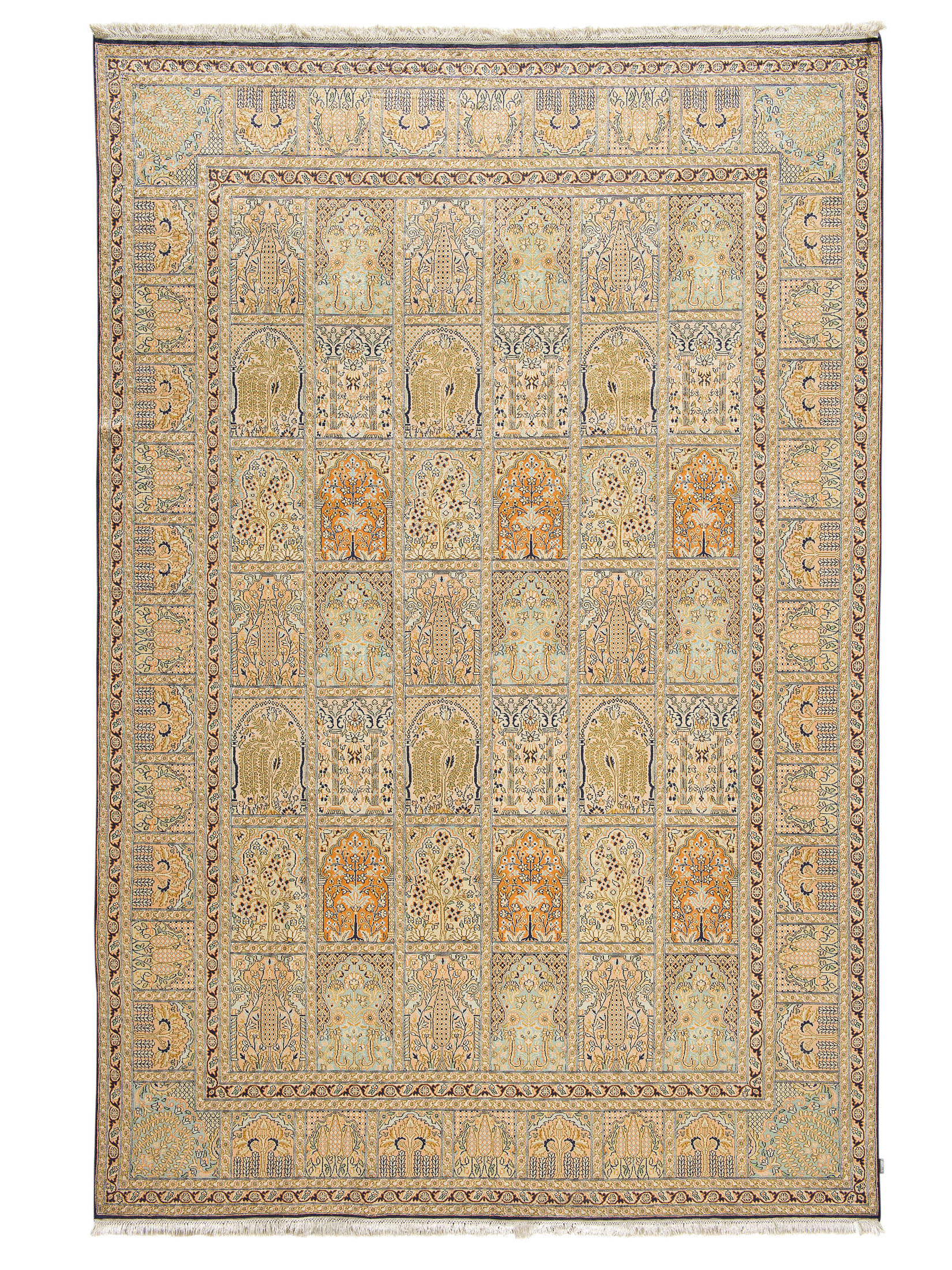 Kaschmir Seide 18/18 ca. 213 x 318 cm, Unikat / Einzelstück