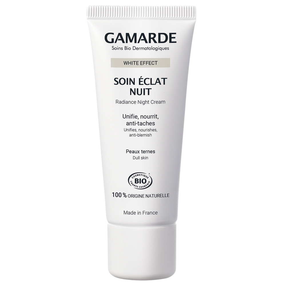 gamarde SOIN ECLAT NUIT Tube 40 ml Soin cibleur de taches nuit peaux ternes