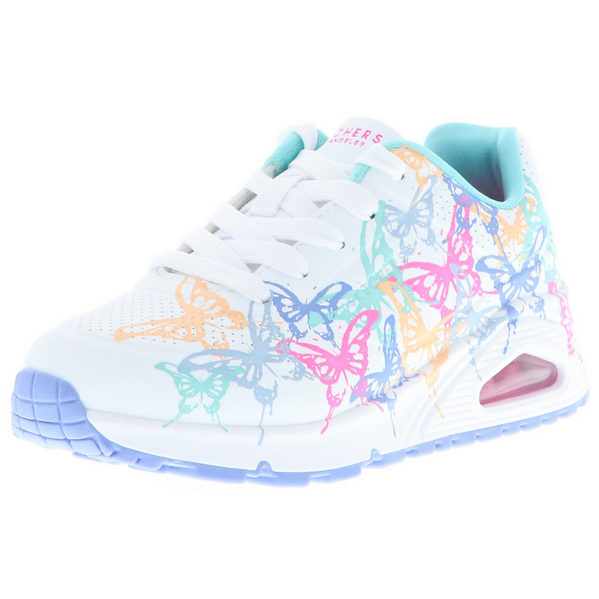 310541L/WMLT Uno Gen1-Butterfly Zooms Kinder Mädchen Damen Sneaker Turnschuhe Schmetterlinge weiß/bunt
