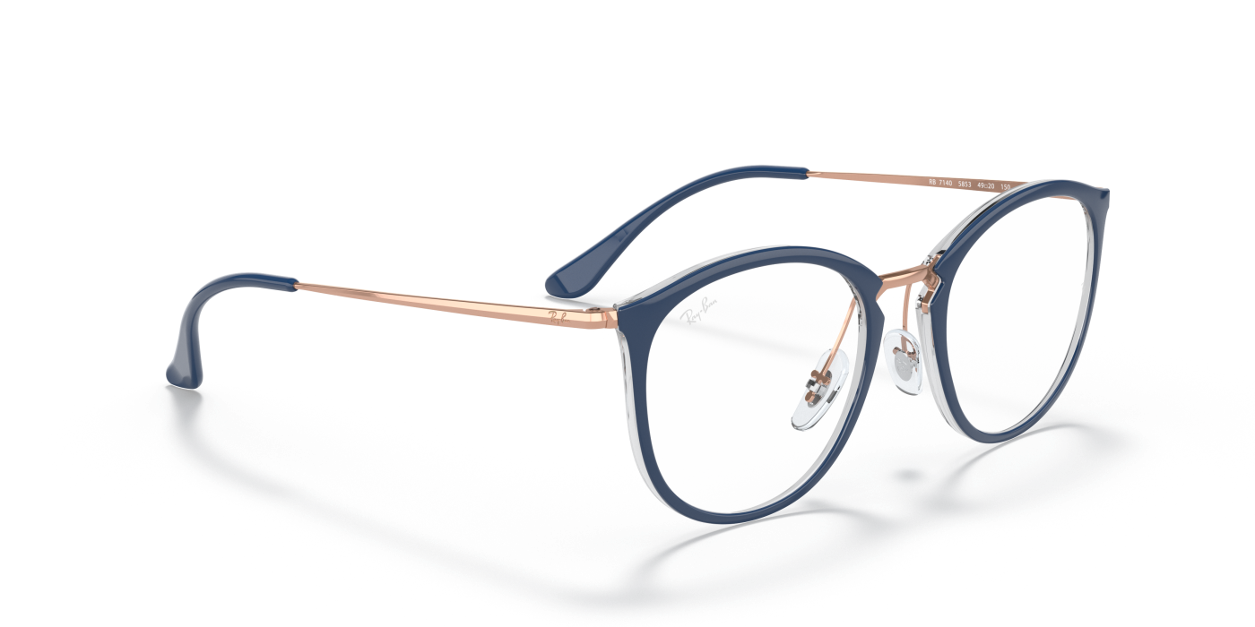 RB7140 OPTICS - Albastru lucios pe transparent